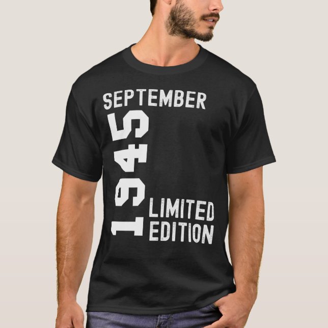 Camiseta Parabéns de 1945 (Frente)