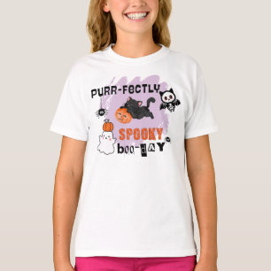 Camiseta Parabéns de Gato de Dia das Bruxas