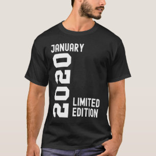 Camiseta Parabéns de Janeiro de 2020