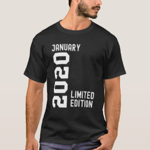Camiseta Parabéns de Janeiro de 2020