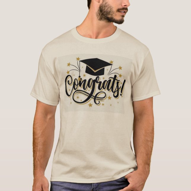 Camiseta Parabéns de roupas (Frente)