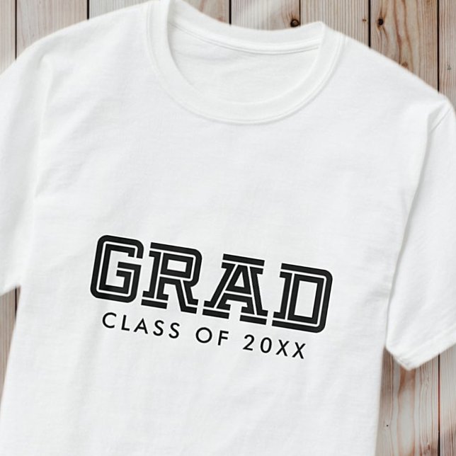 Camiseta Parabéns Formando Foto de Pré-Disquete Simples Mod (Criador carregado)