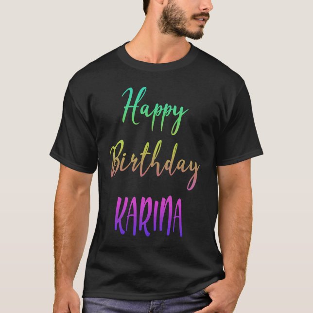 Camiseta Parabéns Karina Idea (Frente)