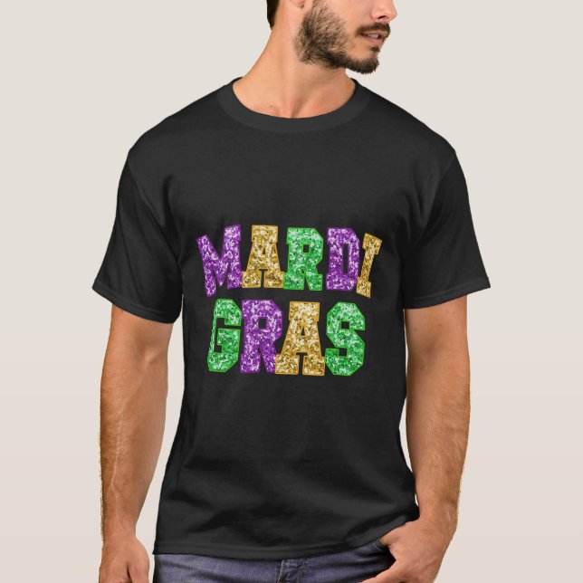 Camiseta Parabéns Mardi Gras Fat Terça-feira Festival de Ca (Frente)