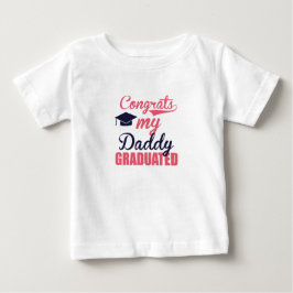 Camiseta Parabéns meu pai graduado