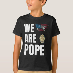 Camiseta Parabéns Papa Leo Xiv. Celebração dos Estados Unid
