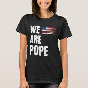 Camiseta Parabéns Papa Leo Xiv. Celebração dos Estados Unid