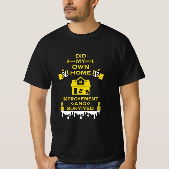 Camiseta Parabéns para Melhoramento Doméstico (Frente)
