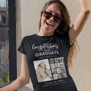 Camiseta Parabéns para o Formando, 13 Colagem de Fotografia