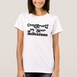 Camiseta Parabéns pelo seu aniversário de graduação