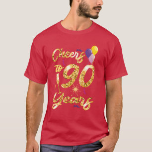 Camiseta Parabéns pelos 90 Anos 1931 Celebração de 90 Anos