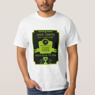 Camiseta Parabéns por perda de peso