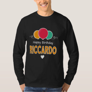 Camiseta Parabéns Riccardo