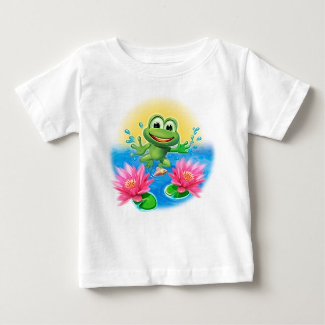 Camiseta Parabéns, Ruffle T shirts personalizado (Frente)