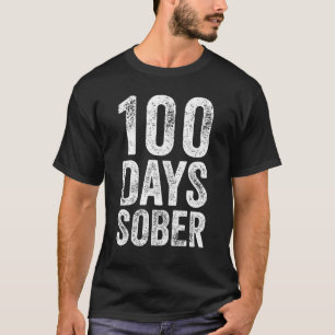 Camiseta parabéns Sobriety Sober 100 dias
