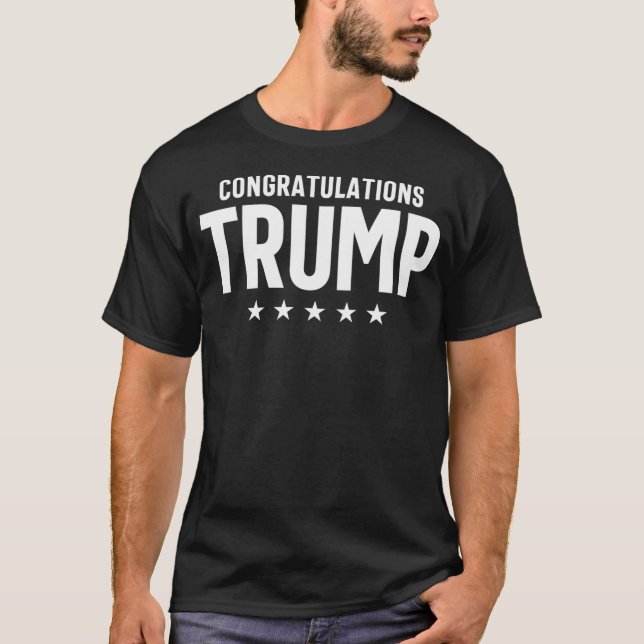 Camiseta Parabéns Trump (Frente)