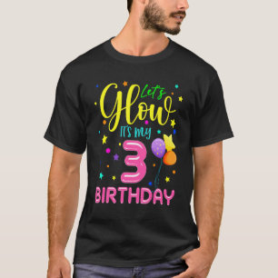 Camiseta Parabéns Vamos de aniversário Festa Brilhante. É o