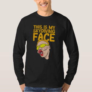 Camiseta Paracaidista Base Jump Skydiving Este É o Meu Salt