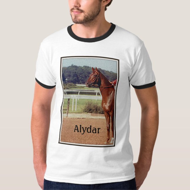 Camiseta Parada 1978 do cargo de Alydar Belmont Stakes (Frente)