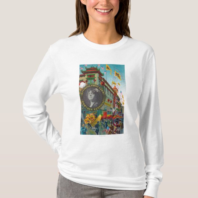 Camiseta Parada de Chinatown para o festival de Portola (Frente)