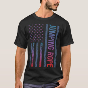 Camiseta Parada de Corda de Salto do Sinalizador de Gradaçã