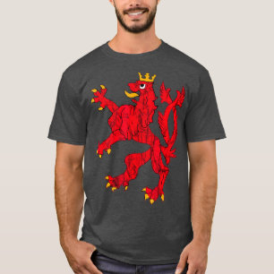 Camiseta Parada De Leão Vermelho Do Orgulho De Letzebuerg 