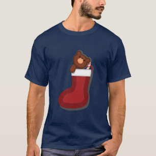 Camiseta Parada de Natal com Urso de Teddy
