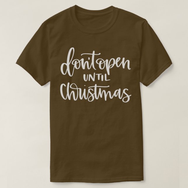 Camiseta Parada De Natal Não Aberta Até O Natal (Frente do Design)