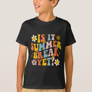 Camiseta Parada De Verão Ainda No Dia Passado Do Professor 