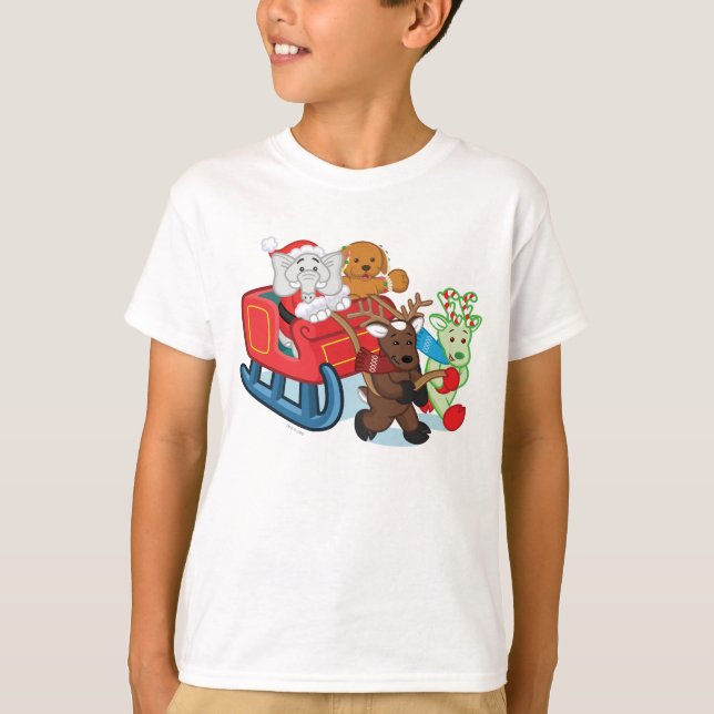 Camiseta Parada do Natal de Webkinz (Frente)