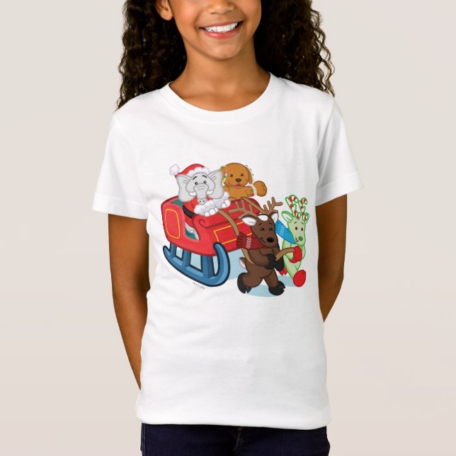 Camiseta Parada do Natal de Webkinz (Frente)