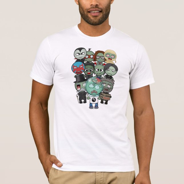 Camiseta Parada do zombi (Frente)
