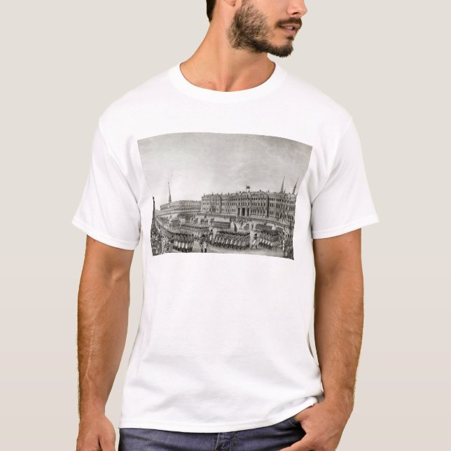 Camiseta Parada na frente do palácio imperial (Frente)