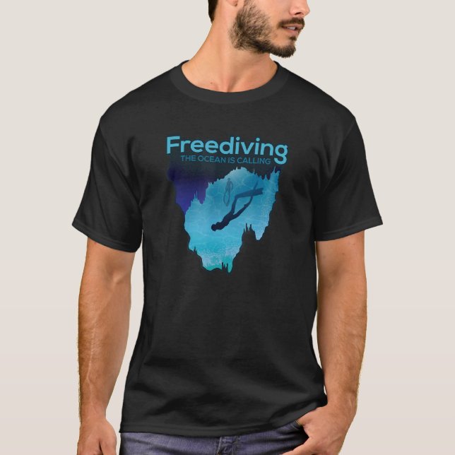 Camiseta Parada No Oceano Está Chamando (Frente)