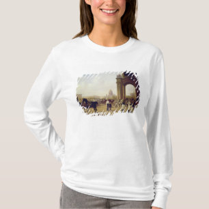 Camiseta Parada no quadrado do palácio em St. Peterburg