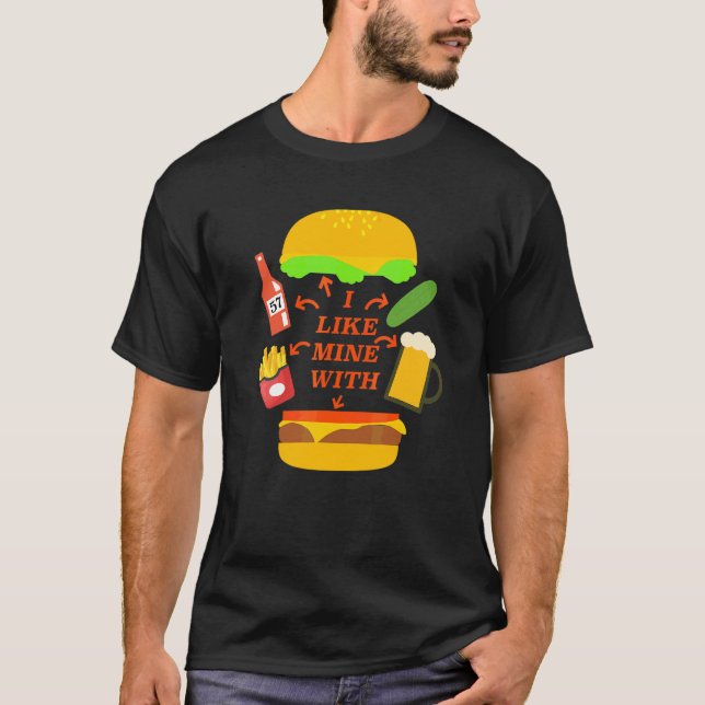 Camiseta Paradise Buffet de Cheeseburger  Concerto (Frente)