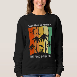 Camiseta Paradise de Surf Vibrações de Verão Verão