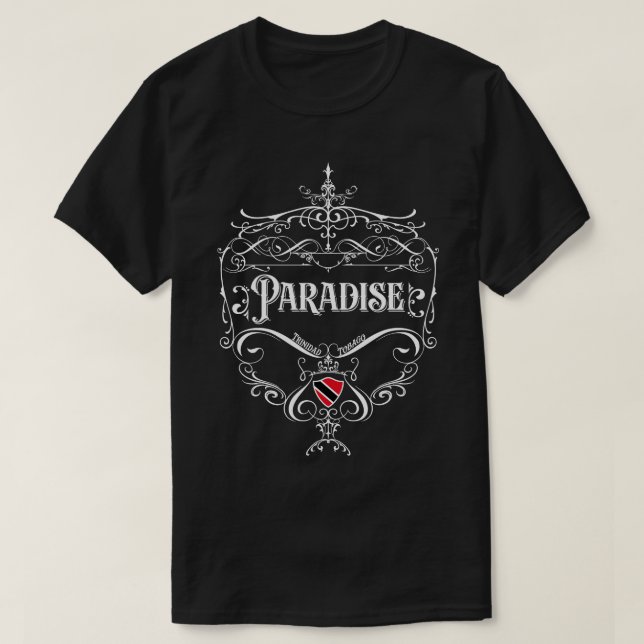 Camiseta Paradise Vintage design 1 (Frente do Design)