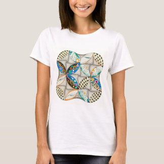 Camiseta Paradoxo #4, design desenhado à mão inspirado em Z