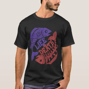 Camiseta Paradoxo de Peixes de Vida e Morte