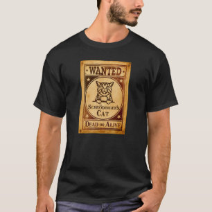Camiseta Paradoxo Quântico de Gato ou Morto de Schrodinger