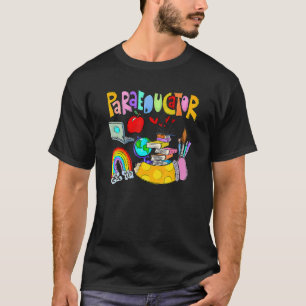 Camiseta Paraeducador Tripulante Para Esquadrão Arco-Íris D