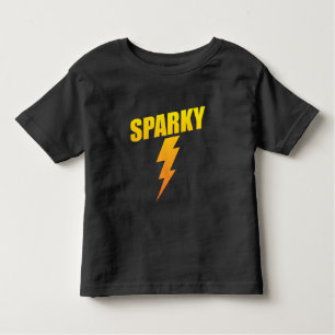 Camiseta Parafuso de relâmpago Sparky engraçado do presente