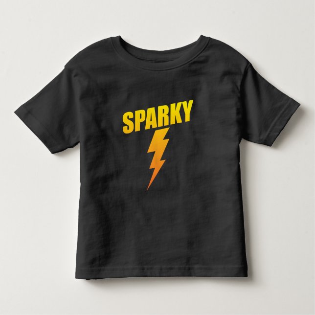 Camiseta Parafuso de relâmpago Sparky engraçado do presente (Frente)