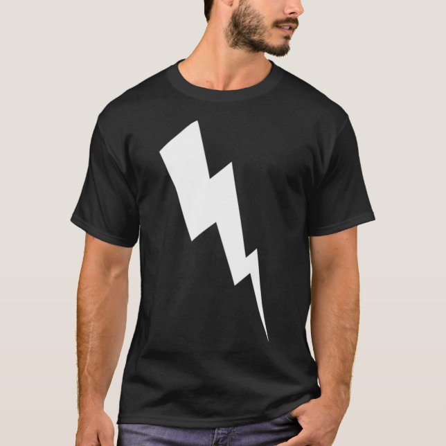 Camiseta parafuso de relâmpago zeus (Frente)