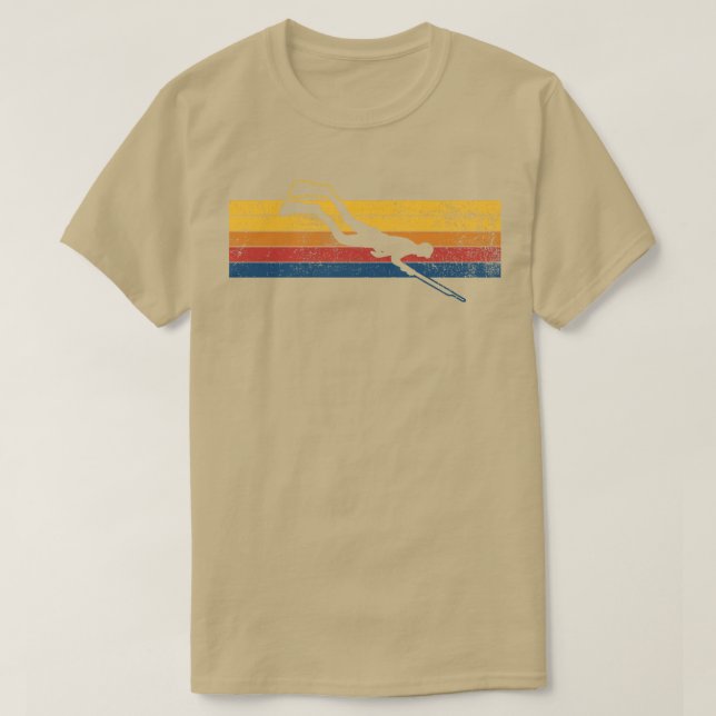 Camiseta Paragem de pesca de lança (Frente do Design)