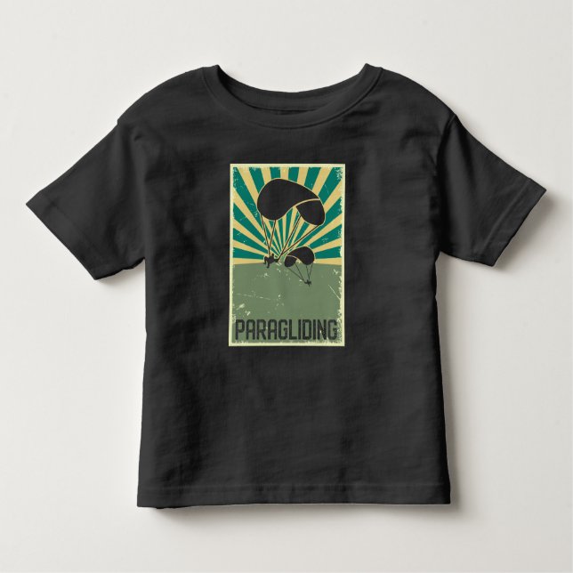 Camiseta Paraglider em voo por Hobby (Frente)