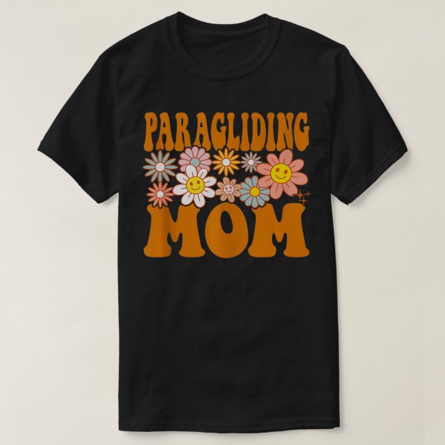 Camiseta Paraglider Mãe Paraglider Soaring Sky Adventure H (Frente do Design)
