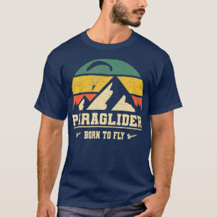 Camiseta Paraglider Nascer Para Voar Paraquedas De Paraqued