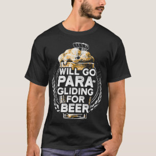 Camiseta Paraglider Para Beer Funny Paragliding Paramotor d